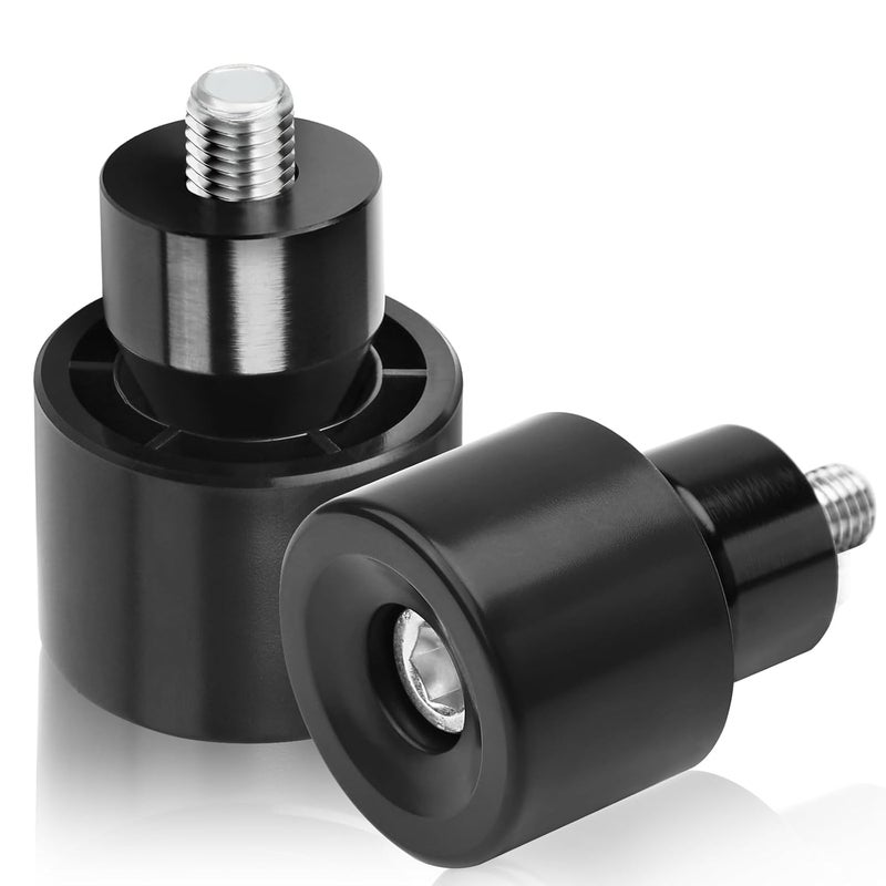 kekykm Motorcycle Decorative wheel Rotatable Crash Bar End Sliders M12 Screw compatible with Harley Davidson Touring Saddlebag Guard Engine Guard Bar Street Glide Road Glide King Electra/Ultra 1997-Up - Image 1